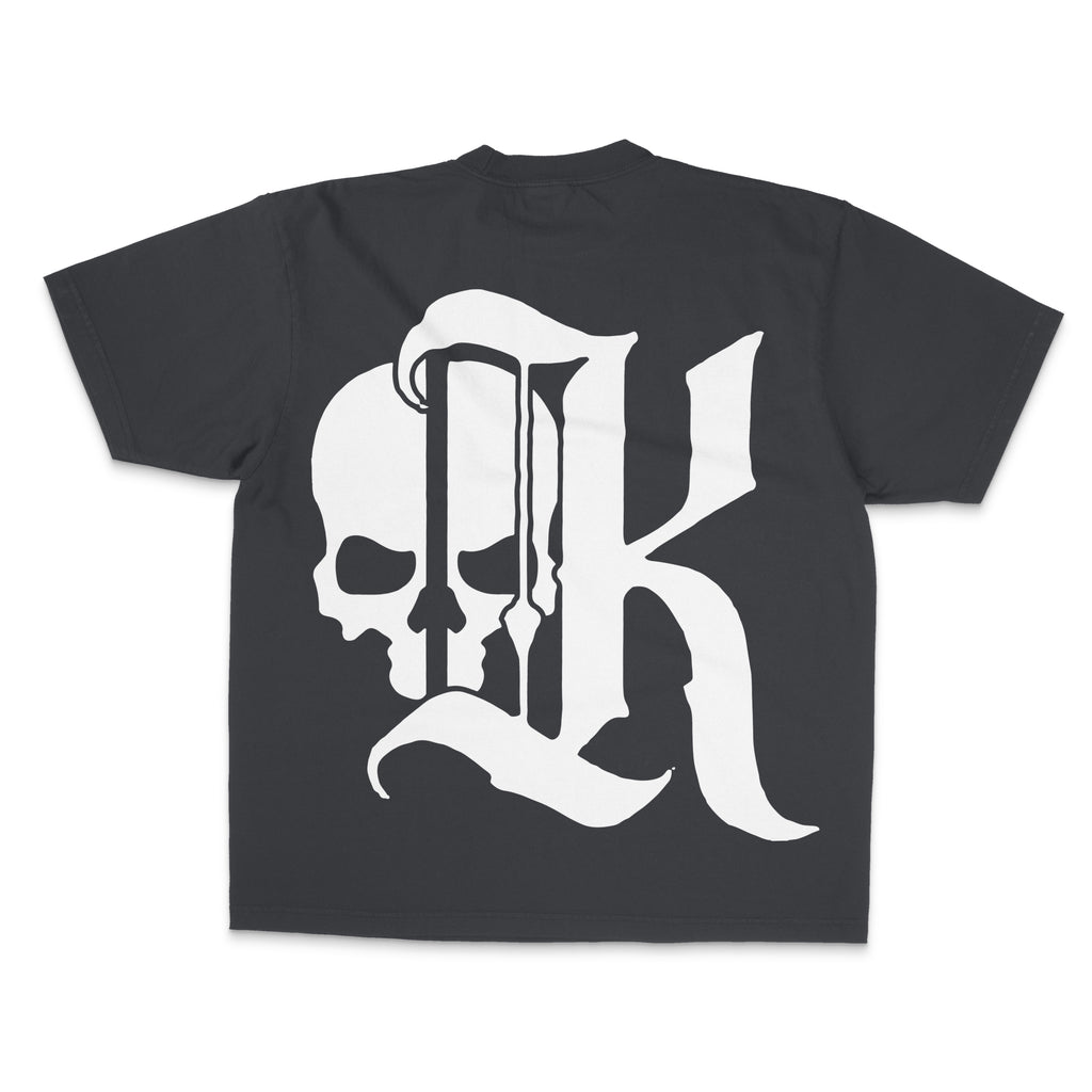 KLLSHT LOGO TEE - SHADOW/WHITE
