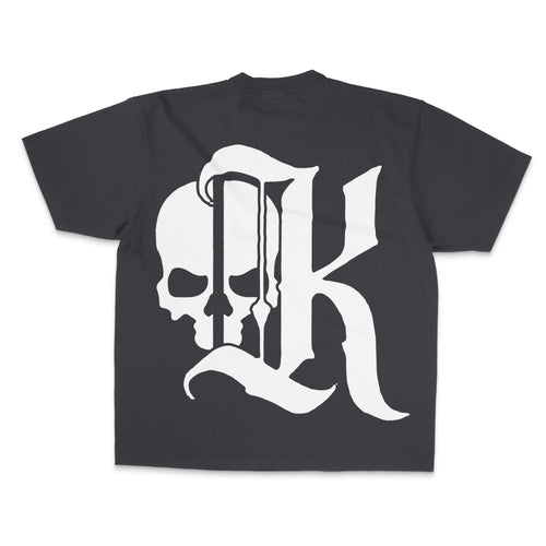 KLLSHT LOGO TEE - SHADOW/WHITE